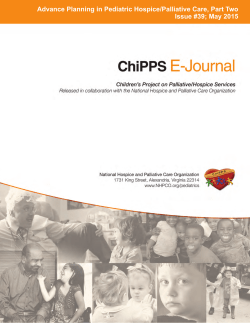 May 2015 - National Hospice and Palliative Care Organization