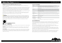 Nature Boy Frame Sheet - All