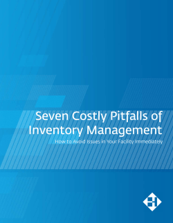 Seven Costly Pitfalls of Inventory Management
