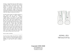 Achilles Tendonitis