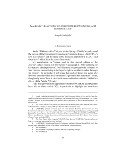 WALKING THE ARTICLE 7(2) TIGHTROPE BETWEEN