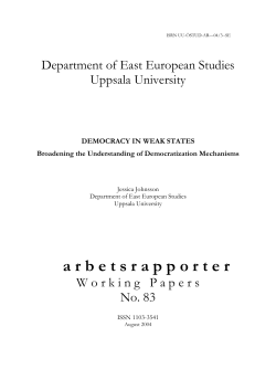 Democracy is promoted as the best way to govern a country, or at