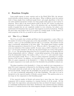 4 Random Graphs - CMU School of Computer Science
