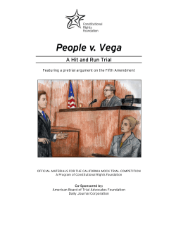 People v. Vega - Constitutional Rights Foundation