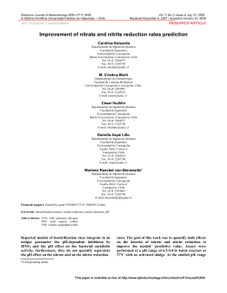 Improvement of nitrate and nitrite reduction rates prediction