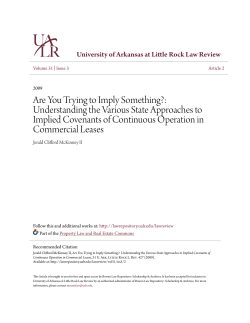 Are You Trying to Imply Something? - Bowen Law Repository