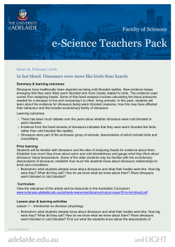e-Science Teachers Pack - Faculty of Sciences