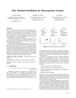 Braided Parallelism for Heterogeneous Systems