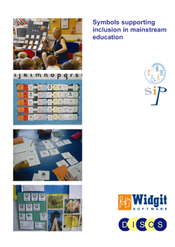Symbols supporting inclusion in mainstream education