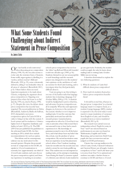 What Some Students Found Challenging about