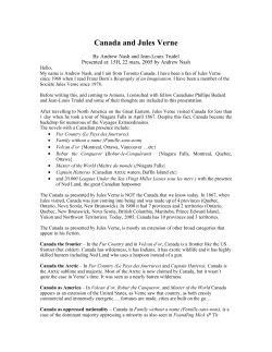 Canada and Jules Verne