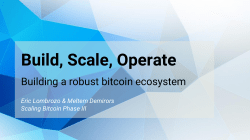 Build, Scale, Operate