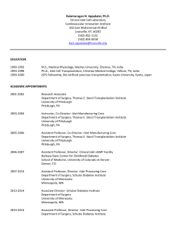 Curriculum Vitae - Cardiovascular Innovation Institute