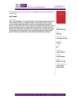 Revisiting Salome`s Dance in Medieval and Early