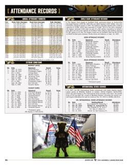 attendance records