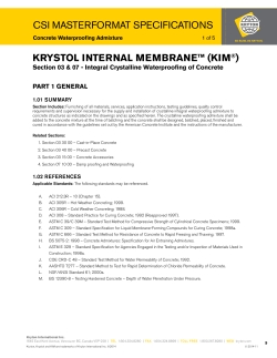 krystol internal membrane&trade; (kim&reg;)