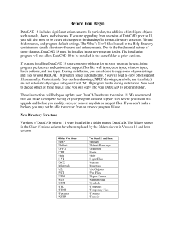 DataCAD 18 Before You Begin Guide