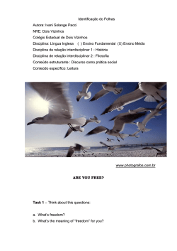 Dois Vizinhos Col&eacute;gio Estadual de Dois Vizinhos Disciplina: L&iacute;ngua