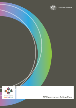 APS Innovation Action Plan - Department of Industry, Innovation and