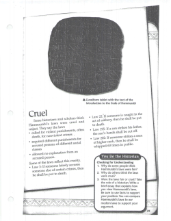 Hammurabi Cruel