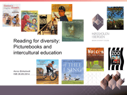 Picturebooks for teaching intercultural education