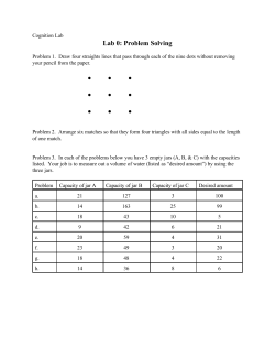 Lab 0: Problem Solving