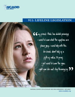 LifeLine LegisLation - ncadd-nj
