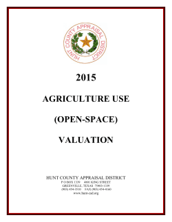 2015 Ag Appraisal Manual.