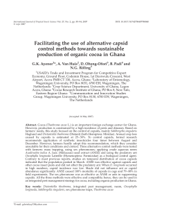 Facilitating the use of alternative capsid control methods towards