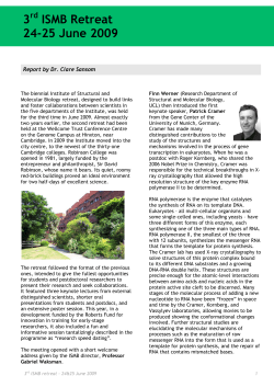3 ISMB Retreat 24