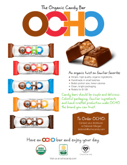 Have an bar and enjoy your day.