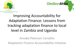 Annaka Peterson Carvalho - ClimDev