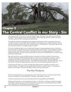 The Central Conflict in our Story – Sin