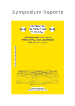 FH Symposium reports - DEF