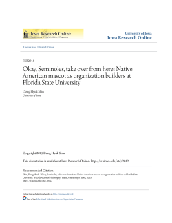 Okay, Seminoles, take over from here: Native American mascot as