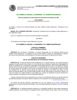 Ley Sobre el Escudo, la Bandera y el Himno Nacionales