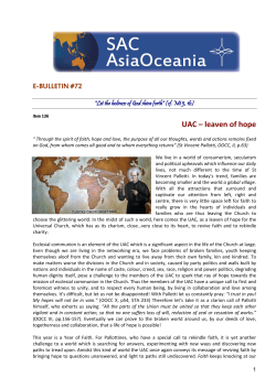 Issue 72 - Union of Catholic Apostolate