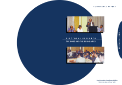 Electoral Research - The Core and the Boundaries