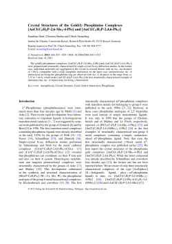 Full-text PDF - Verlag der Zeitschrift f&uuml;r Naturforschung