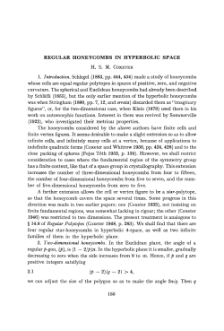 Regular Honeycombs in Hyperbolic Space