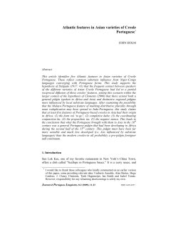 Journal of Portuguese Linguistics