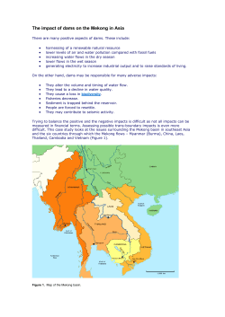The impact of dams on the Mekong in Asia