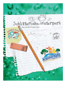 Introduction - Schlitterbahn