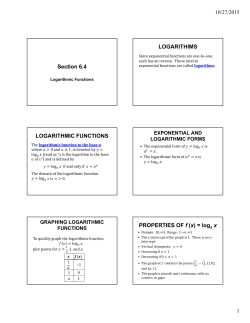 Section 6.4 - Gordon State College