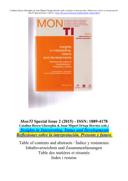 MonTI Special Issue 2 (2015) - ISSN: 1889