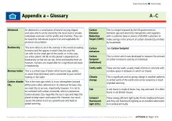 Appendix a &ndash; Glossary A - C