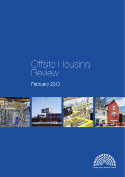 Offsite Housing Review - Construction Industry Council