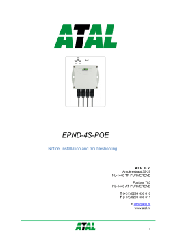 EPND-4S-POE Manual