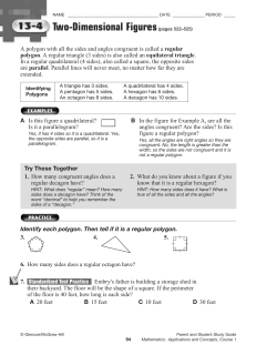 Two-Dimensional Figures(pages 522–525)