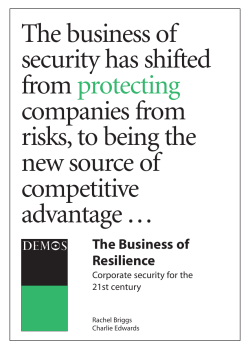 The business of security has shifted from protecting companies from
